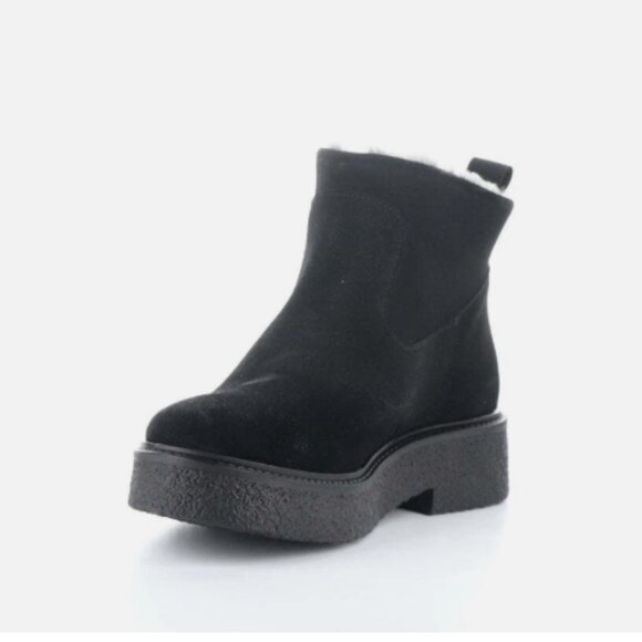 NEW BOS. & CO. Suede Scout Boots in black for women 1025 8m4 - Picture 6 of 10